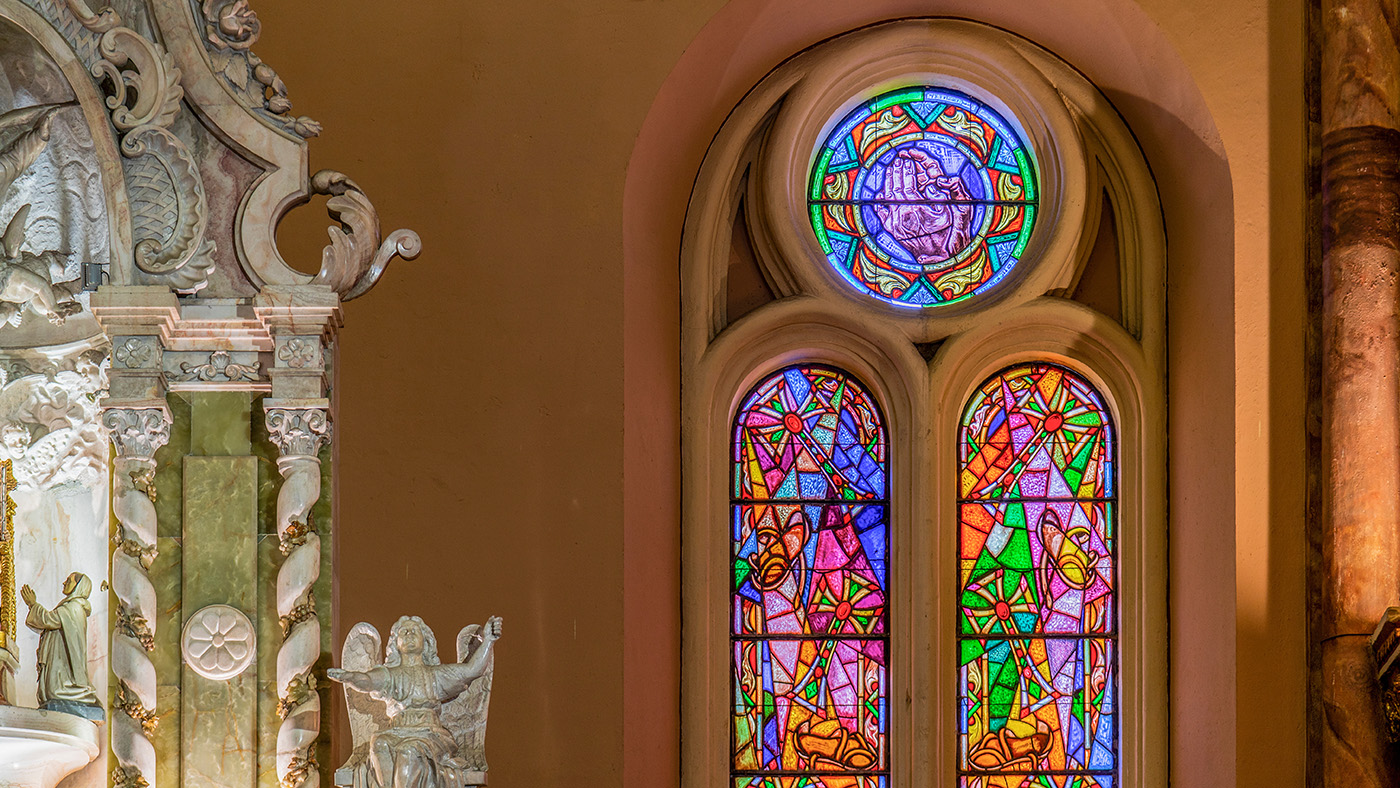 A 13th-Century Spanish Church With Modern Art Windows